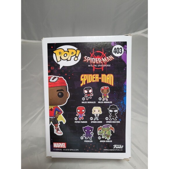 Funko Pop Spider-Man Spiderverse Miles Morales with Cape 403 - Picture 3 of 5